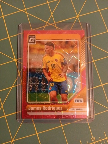 James Rodríguez 2024 Panini Donruss Fifa Optic Pink Velocity Prizm /99