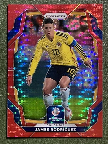 James Rodríguez 2024 Panini Prizm Red Pulsar /125