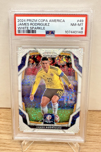 James Rodríguez 2024 Panini Prizm White Sparkle