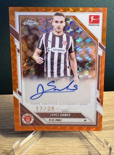 James Sands 2025 Topps Bundesliga Chrome /25