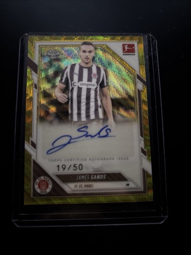 James Sands 2025 Topps Chrome /50