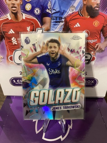 James Tarkowski 2026 Topps Chrome Golazo