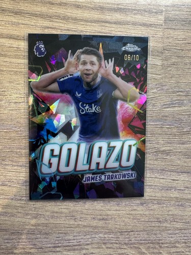 James Tarkowski 2026 Topps Chrome Sapphire /10