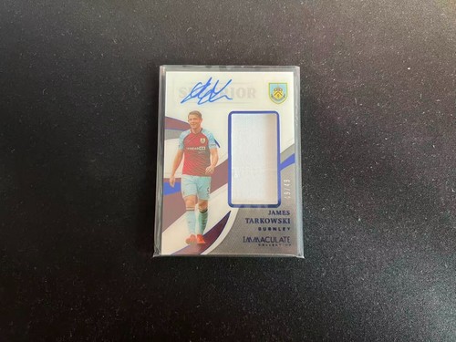 James Tarkowski 2021 Panini Immaculate Soccer Blue /49