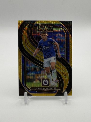 James Tarkowski 2024 Panini Prizm Yellow Mezzanine /10