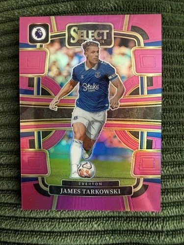 James Tarkowski 2024 Panini Select Pink Prizm /99