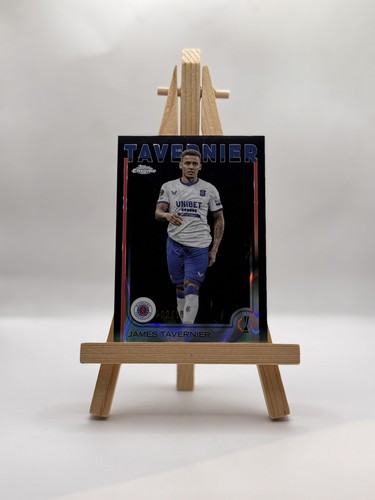 James Tavernier 2024 Topps Chrome UEFA Black Lava Refractor 2/10