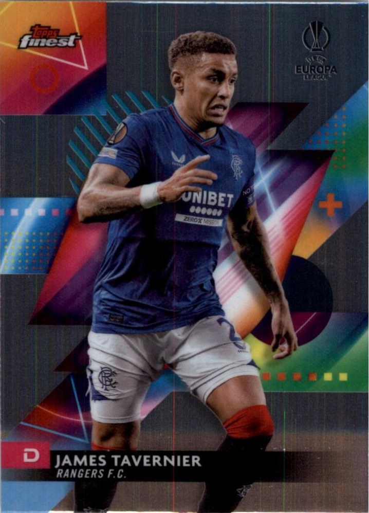 James Tavernier 2023 Topps Finest UEFA Club Competitions
