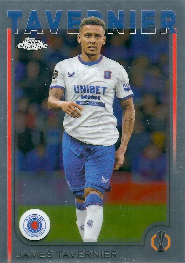 James Tavernier 2024 Topps Chrome UEFA Club Competitions