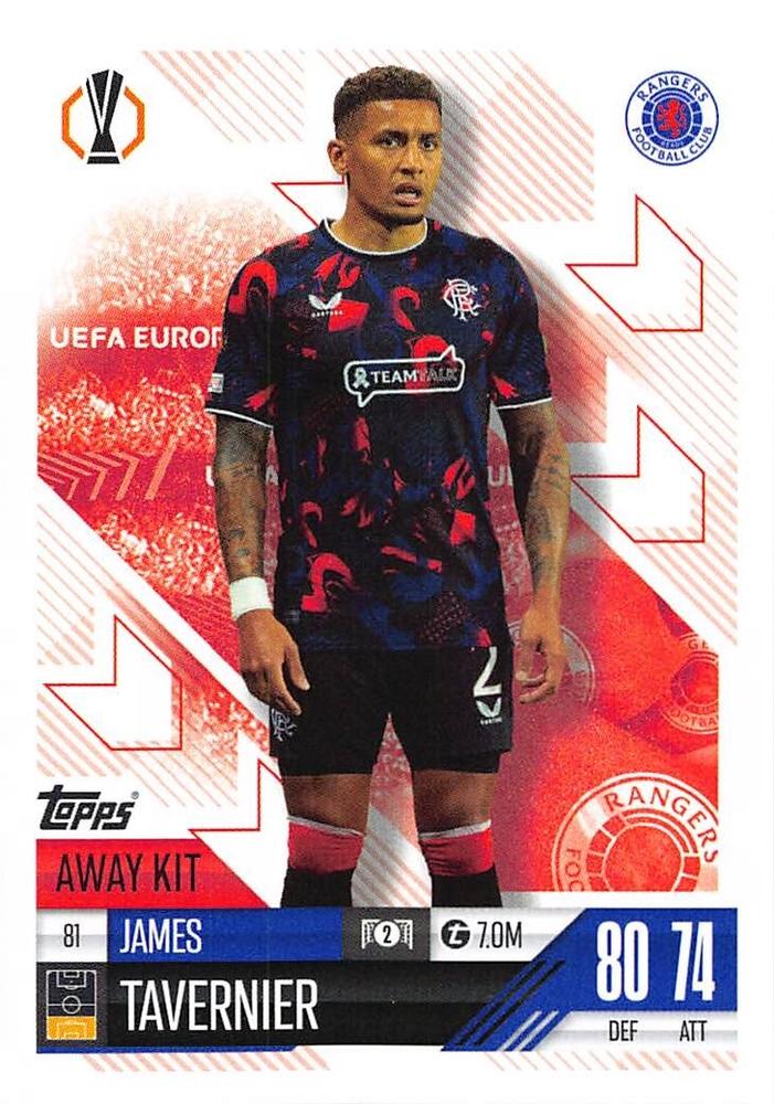 James Tavernier 2024 Topps Match Attax UEFA Club Competitions Extra