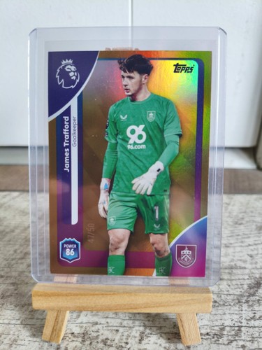 James Trafford 2025 Topps Premier League Refractor /50
