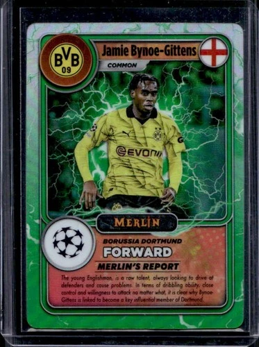 Jamie Bynoe-Gittens 2023 Topps Chrome Merlin UEFA #MG-27