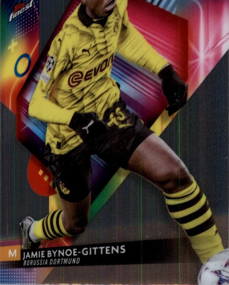 Jamie Bynoe Gittens 2023 Topps Finest UEFA Club Competitions