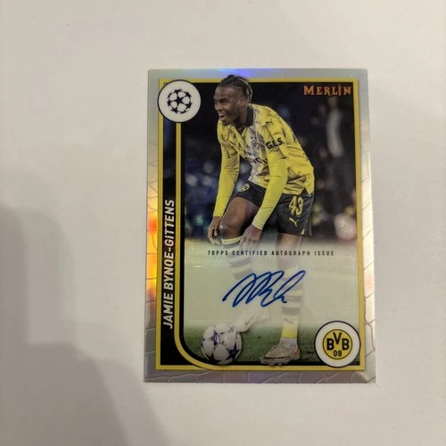 Jamie Bynoe-Gittens 2024 Topps Merlin Chrome