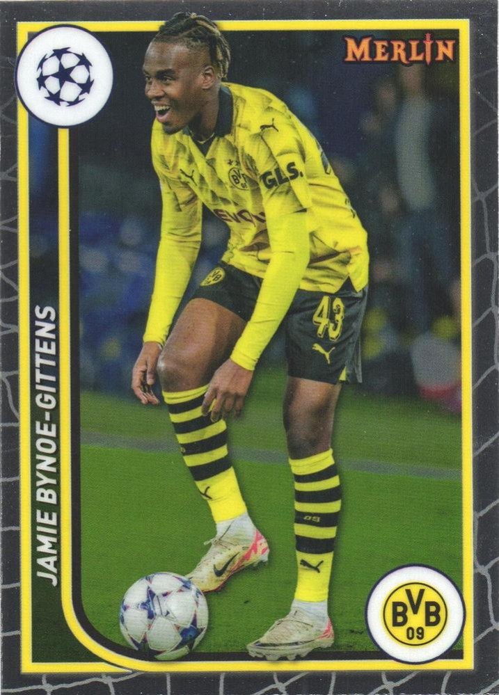 Jamie Bynoe Gittens 2023 Topps Merlin UEFA Club Competitions