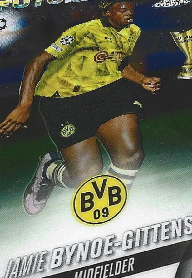 Jamie Bynoe Gittens 2023 Topps Chrome UEFA Club Competitions