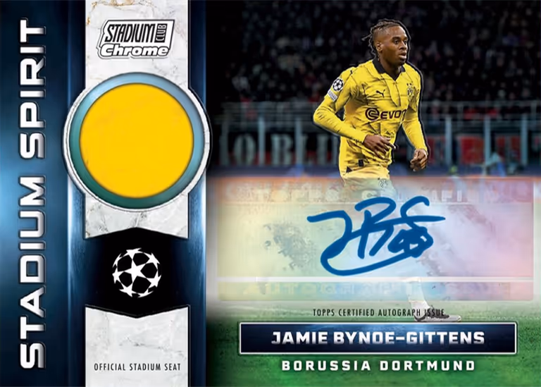 Jamie Bynoe Gittens 2023 Topps Museum Collection UEFA Champions League