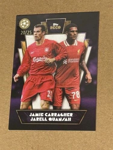 Jamie Carragher / Jarell Quansah 2024 Topps Deco /25
