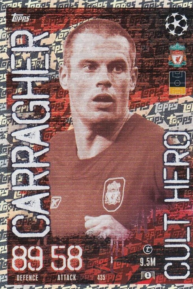 Jamie Carragher 2023 Topps Match Attax UEFA Club Competitions