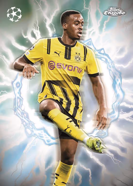 Jamie Gittens 2024 Topps Finest UEFA Club Competitions