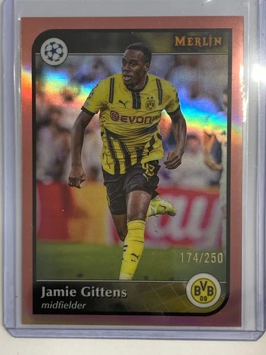 Jamie Gittens 2024 Topps Merlin Chrome Parallel /250