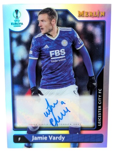 Jamie Vardy 2021 Topps Merlin Chrome