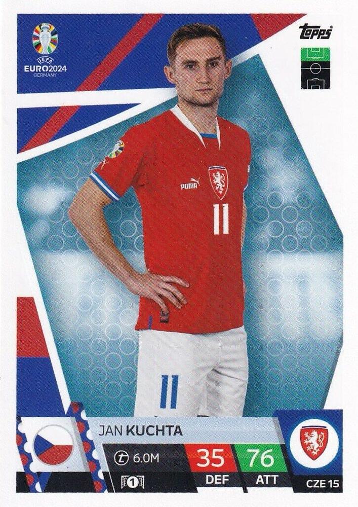 Jan Kuchta 2024 Topps Match Attax UEFA EURO