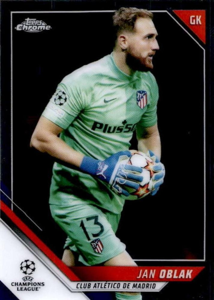 Jan Oblak 2021 Topps Chrome UCC 134