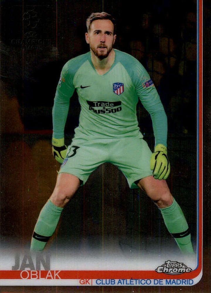 Jan Oblak 2018 Topps Chrome UCC 32