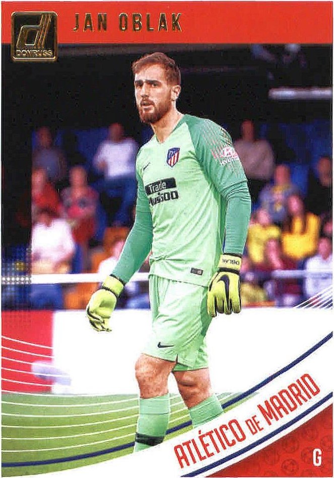 Jan Oblak 2018 Panini Donruss Soccer 50