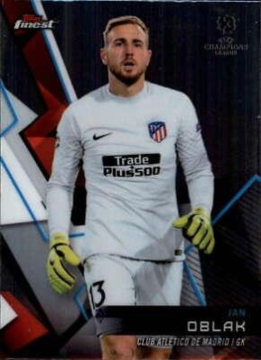 Jan Oblak 2018 Topps Finest UEFA 59