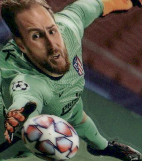 Jan Oblak 2020 Topps Stadium Club Chrome UEFA 18
