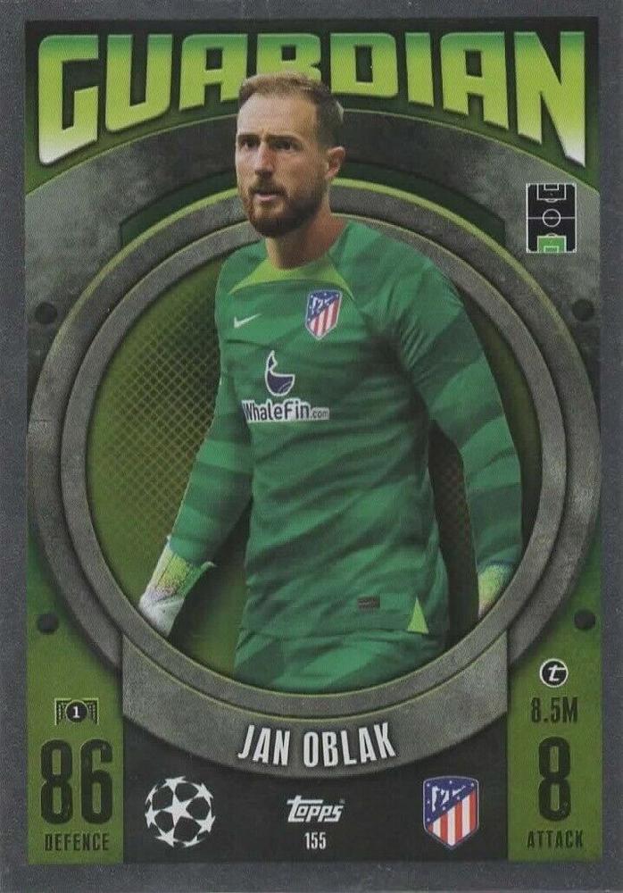 Jan Oblak 2023 Topps Match Attax UEFA Club Competitions