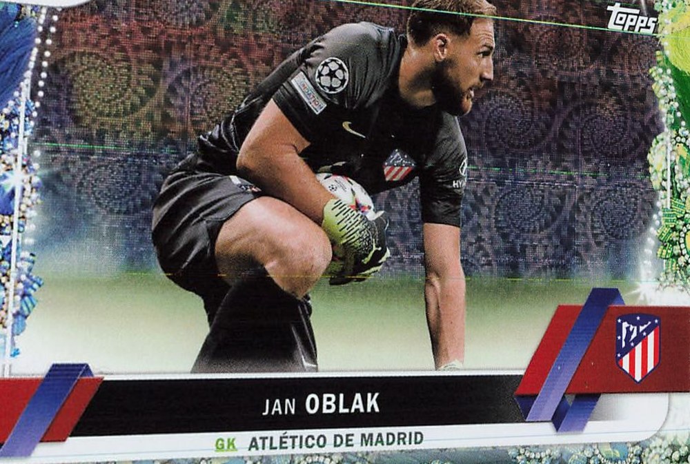 Jan Oblak 2022 Topps UEFA Club Competitions Carnaval Edition