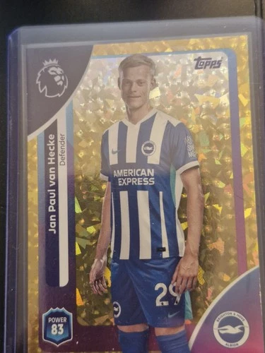 Jan Paul Van Hecke 2026 Topps Premier League Gold Sparkle /50