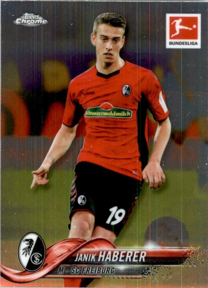 Janik Haberer 2018 Topps Chrome Bundesliga 3