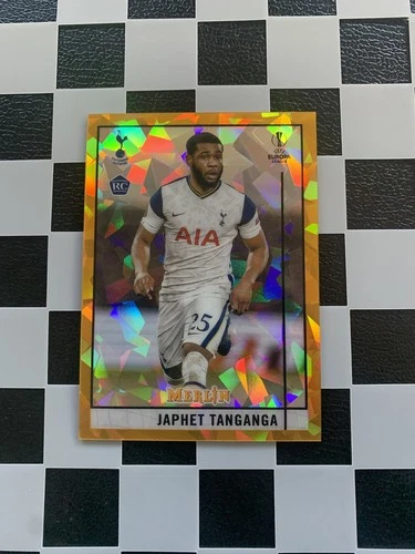 Japhet Tanganga 2020 Topps Merlin Chrome Gold /50