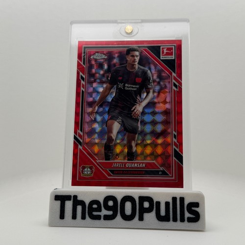 Jarell Quansah 2025 Topps Bundesliga Rojo Geométrico /5