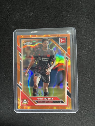 Jarell Quansah 2025 Topps Chrome Bundesliga Orange /25