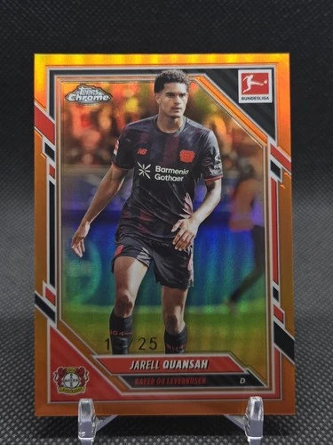 Jarell Quansah 2026 Topps Chrome Bundesliga Orange Refractor /25