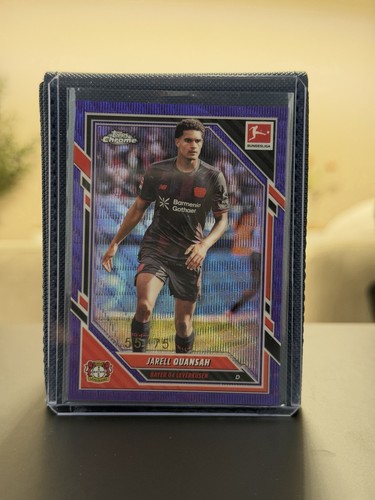Jarell Quansah 2025 Topps Chrome Bundesliga Purple /75