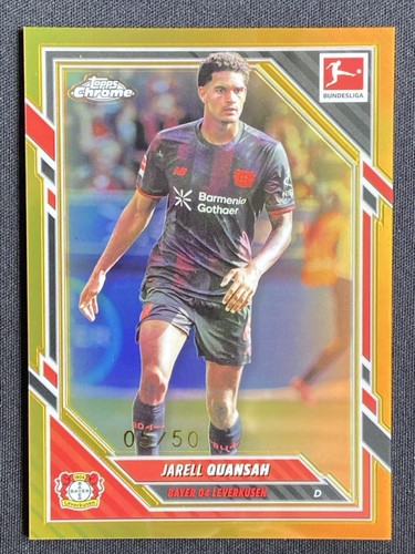 Jarell Quansah 2026 Topps Chrome Gold /50