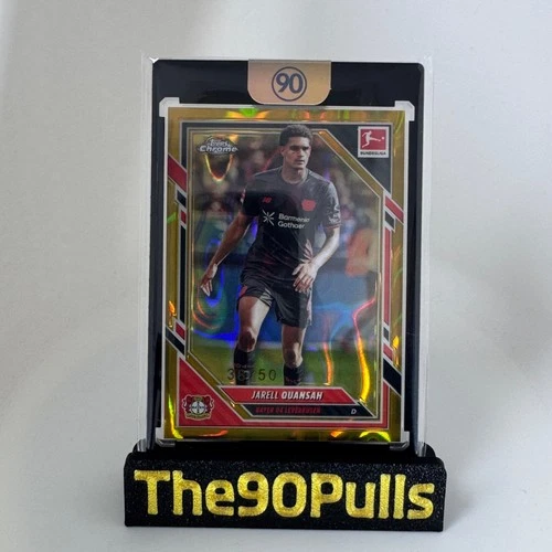 Jarell Quansah 2025 Topps Chrome Gold /50