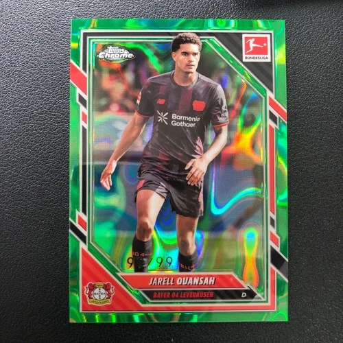 Jarell Quansah 2025 Topps Chrome Green Lava /99