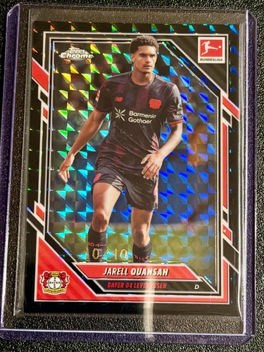 Jarell Quansah 2025 Topps Chrome Nero Geometrico /10
