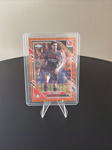 Jarell Quansah 2025 Topps Chrome Orange Refractor /25