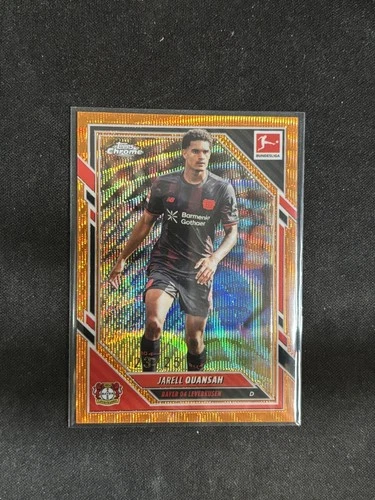 Jarell Quansah 2025 Topps Chrome Orange Wave Refractor /25