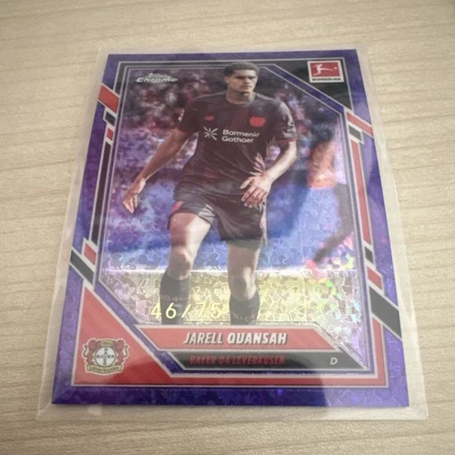 Jarell Quansah 2026 Topps Chrome Purple /75