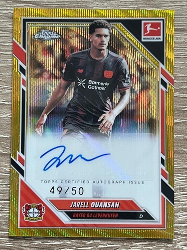 Jarell Quansah 2025 Topps Cromo Bundesliga /50