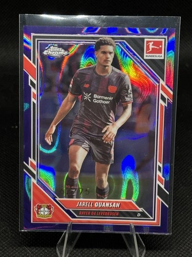 Jarell Quansah 2025 Topps Cromo Bundesliga Púrpura Lava Refractor /75